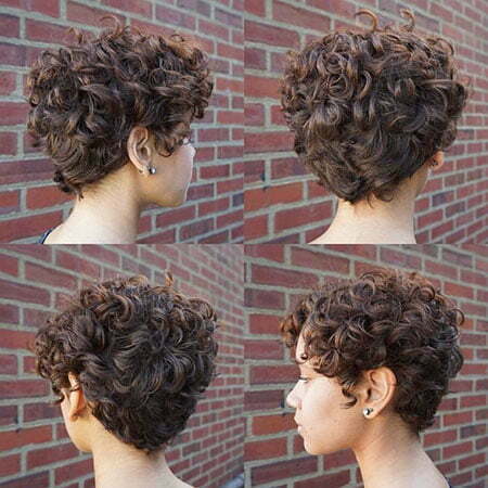 Short Curly Curl Updo